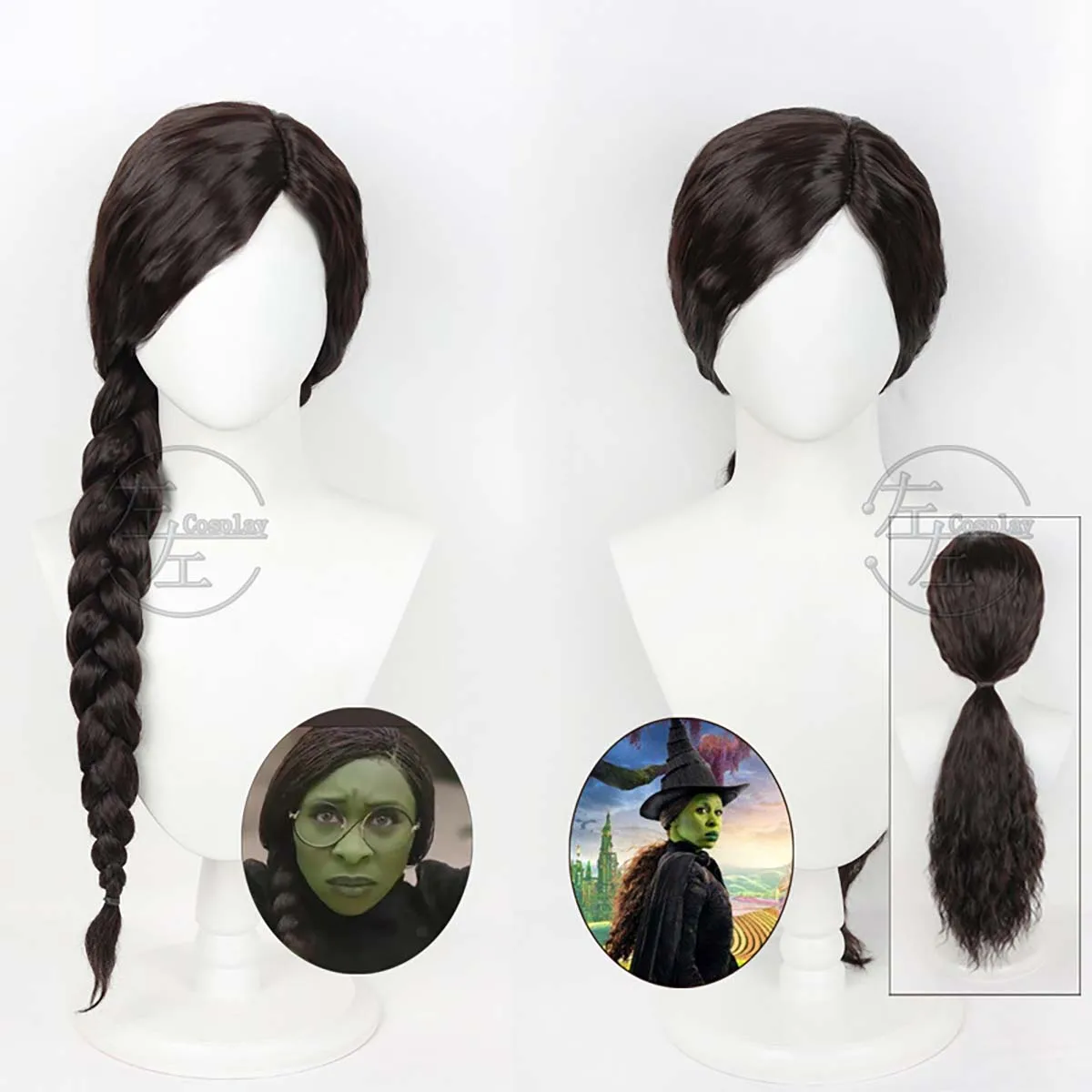 

high quality Adult Women Roleplay Movie Wicked Withes Cosplay Elphaba Wig