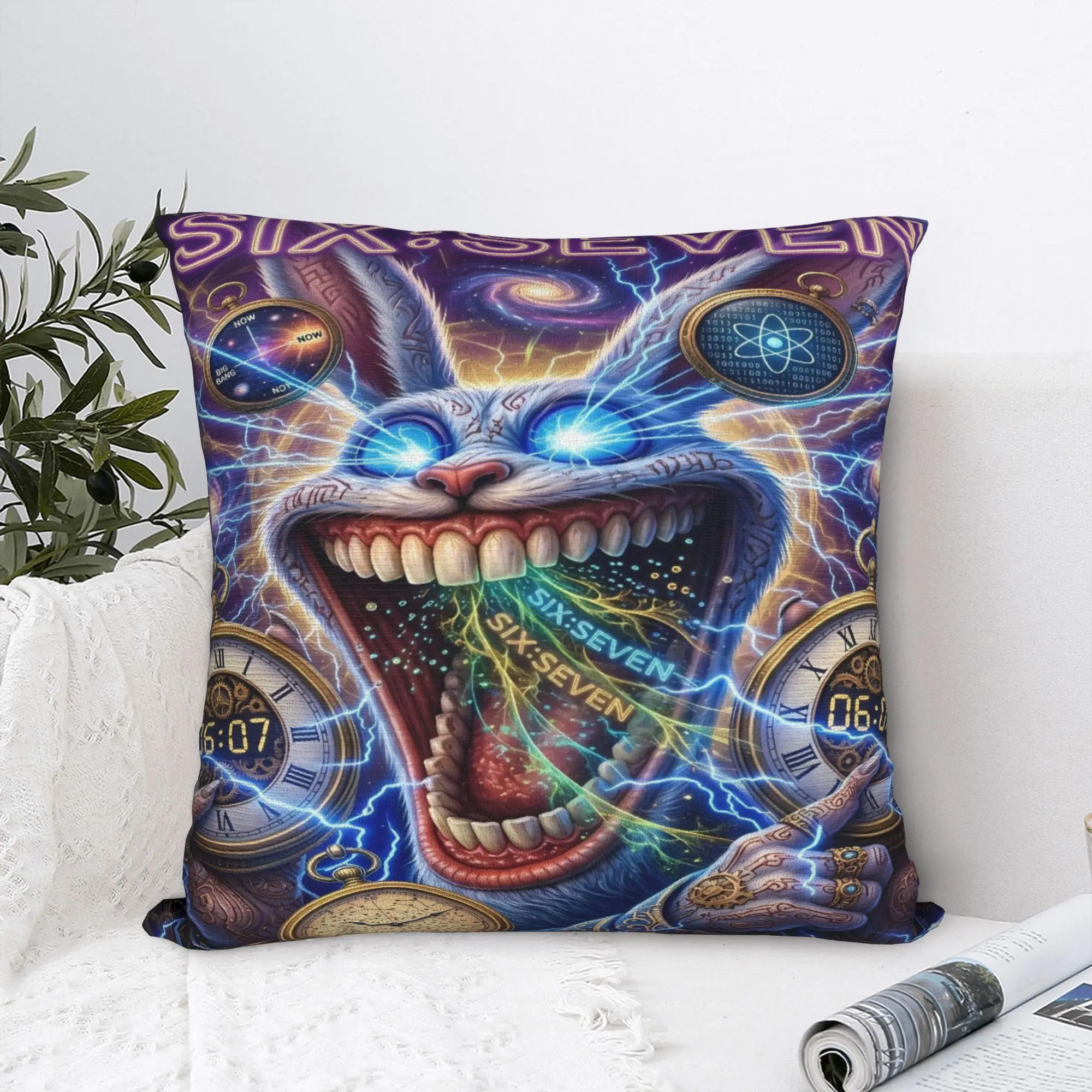 Pillow Case Tuff Laser Aura 6 7 Soft  Pillow Cover For Living Room Bed Chair Cute Funny Pillowcases