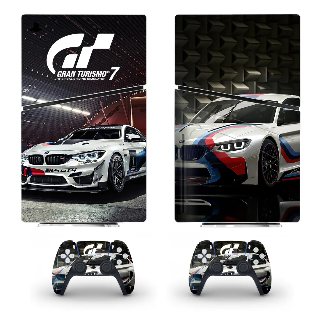 Gran Turismo GT Sport PS5 Slim Disc Skin Sticker Decal Cover for Console and 2 Controllers New PS5 Slim Disk Skin Vinyl