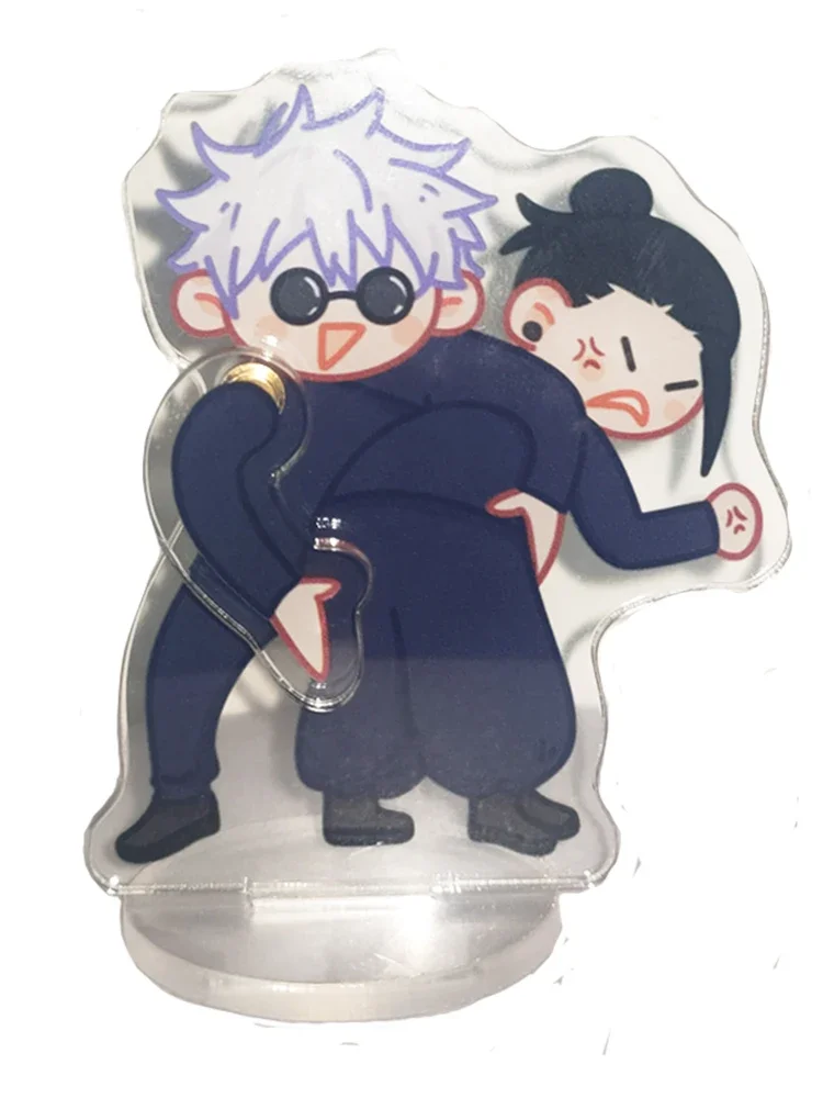 

Anime Jujutsu Kaisen Satoru Gojo Geto Suguru Cosplay Pat on The Buttocks Spin Standing Sign Ambitus