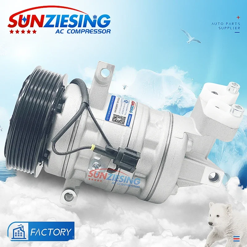 

For Nissan TIIDA 92600CJ60C 92600-CJ70A Air Conditioning Compressor 10S13C Car accessories Auto Parts Factory