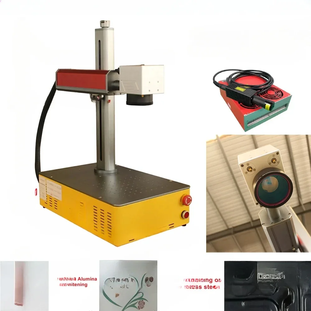 For SG7110 SG2206 Fiber Laser Marking 200W For JPT Metal Steel Engraver For 5000-6000MM/S Cutting Marker in 4th Axis Drive