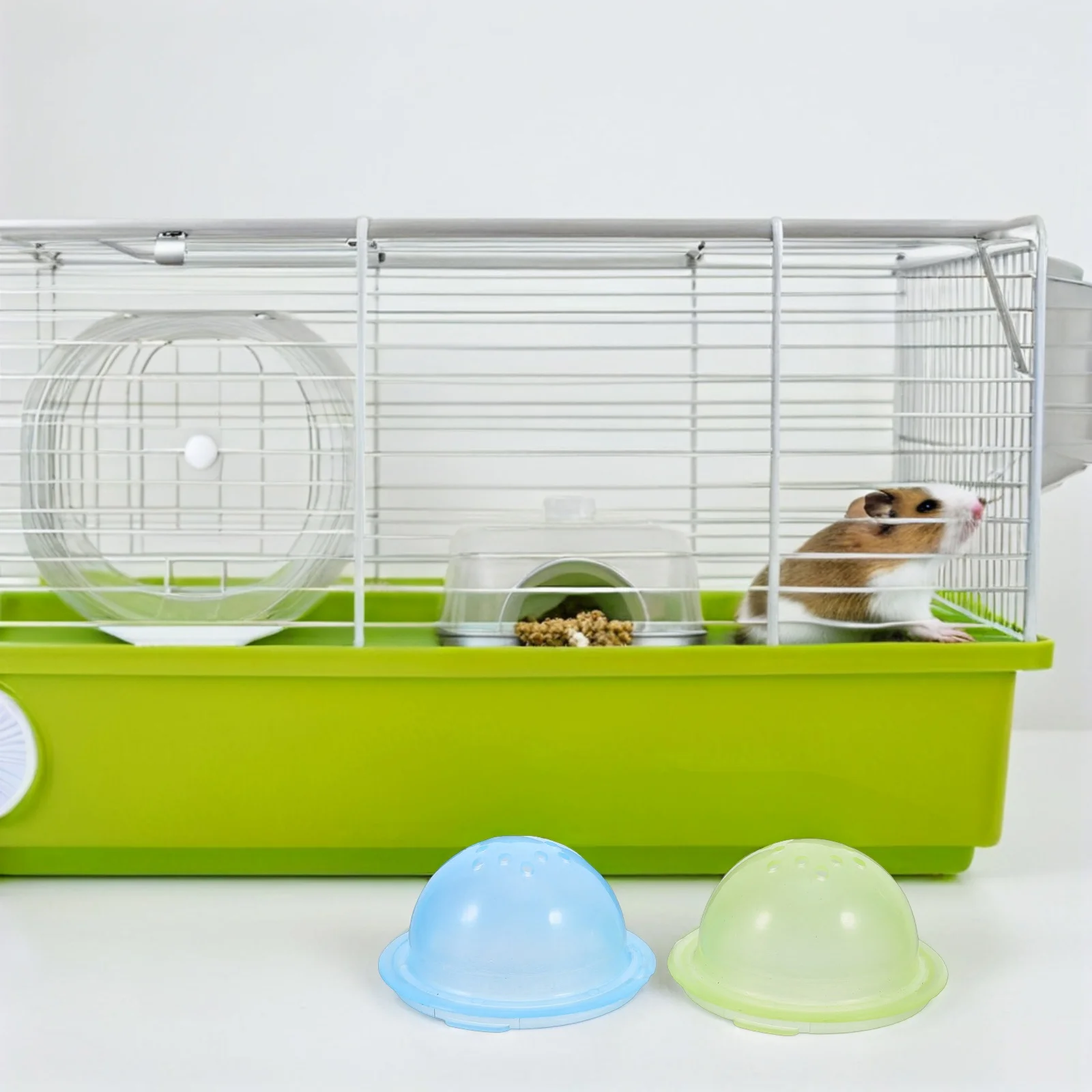 

8 Pcs Hamster Cage Accessories DIY External Tube End Stopper Chinchilla Baffle Supplies
