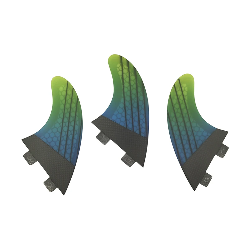 M LeicFins UPSURF FCS Fins G5-Palmes de Surf en Fibre de Carbone, Accessoires de Surf