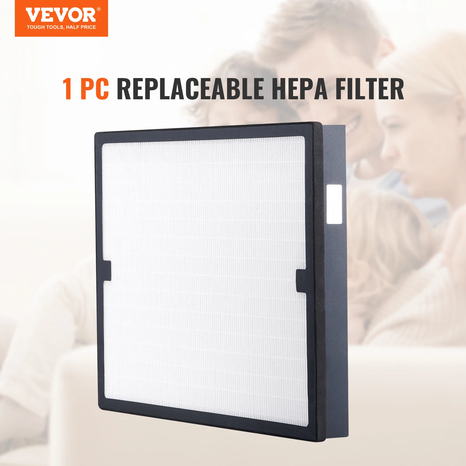 VEVOR HEPA Air Filter 15.75inchx15.75inch High Efficient Stage 3 Filters Compatible Water Damage Restoration Equipment