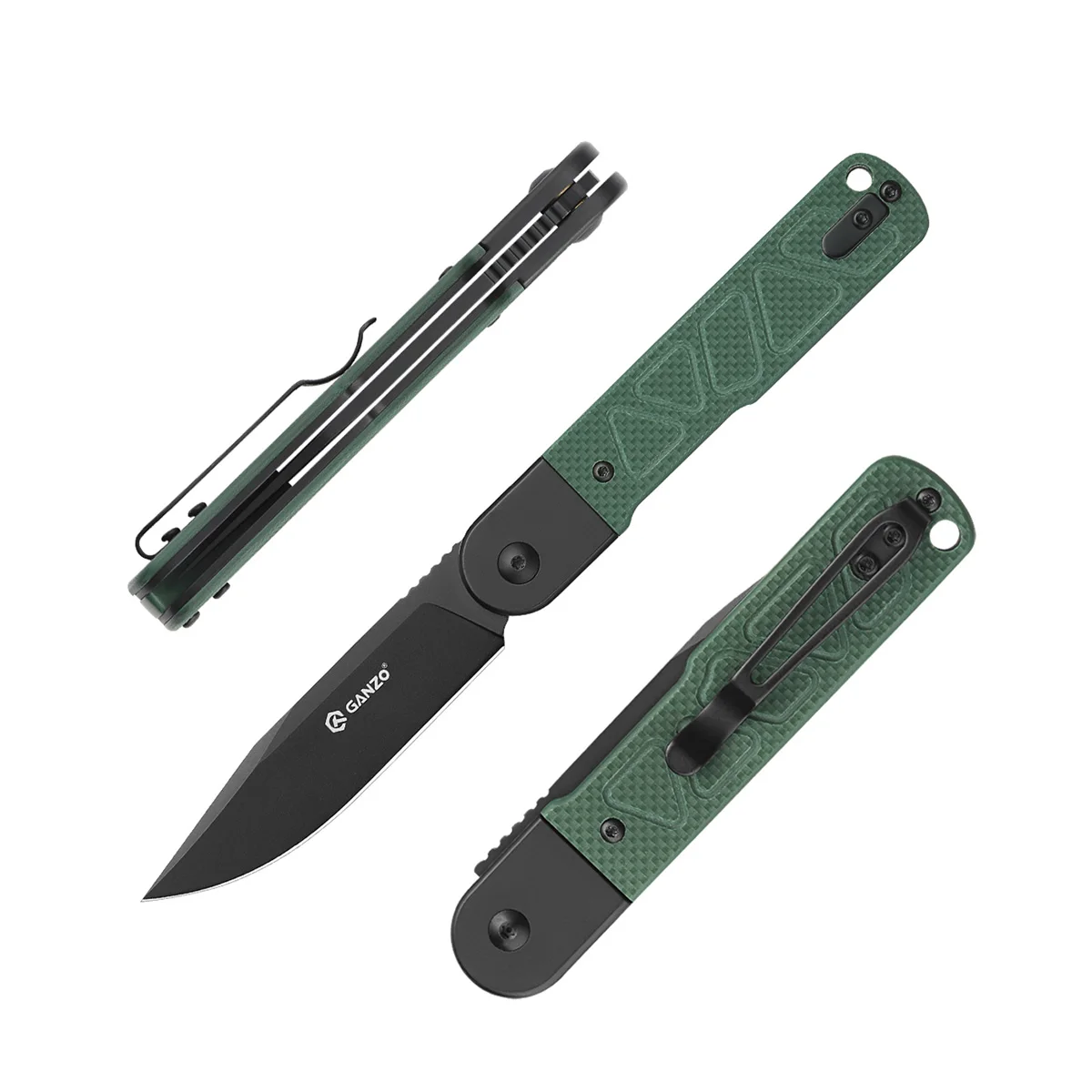 FBknife Ganzo G767PT knife 9CR14 blade G10 Handle tactical Folding knife Survival Camping tool edc Pocket Knife outdoor tool