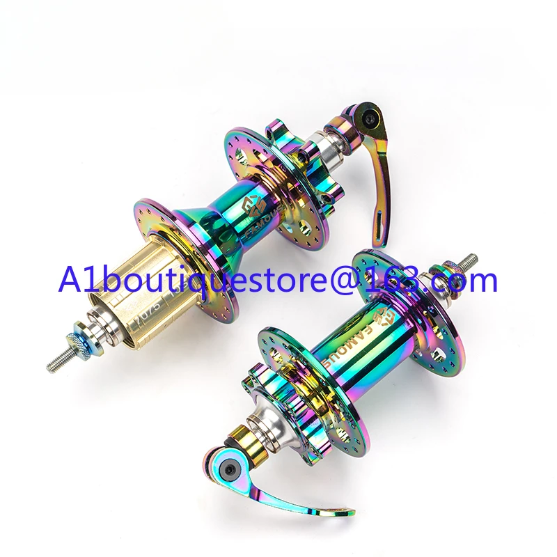 

High-precision bicycle hub assembly smooth operation laser front bicycle hub