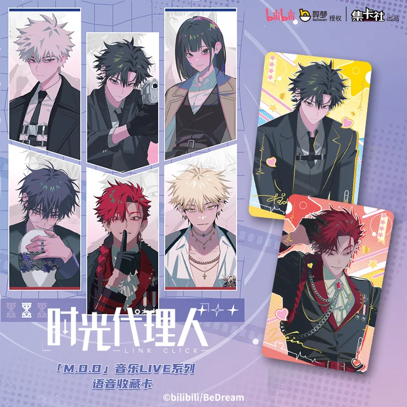 

Card.Fun Link Click M.O.D.O.K. Коллекция коллекционных карточек в стиле аниме с голосом на LIVE, аудиофункция, флэш-карты для фанатов, подарки