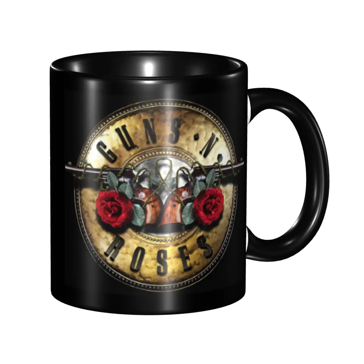 

Custom Heavy Metal Rock Music Band Guns N Rose Coffee Mugs DIY Ceramic Tea Milk Cup