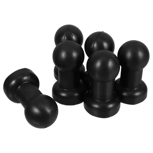 Imagen 2 del producto Tapa de poste de gabinete de trampolín, 6 uds., para gancho de red, tubo de trampolín, tapa de extremo de plástico, puntas de poste de trampolín, accesorios de trampolines