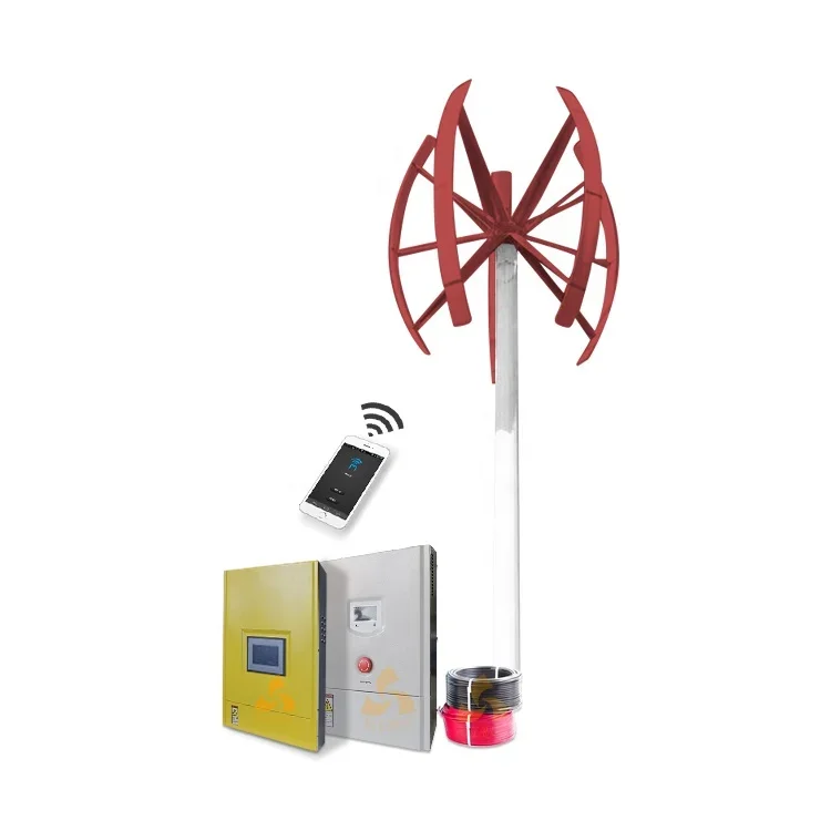 All In One Noise Free Low Speed 10kw 5kw 3kw 220v 380v On Grid Off Grid Vertical Mvg Vertical Wind Turbine