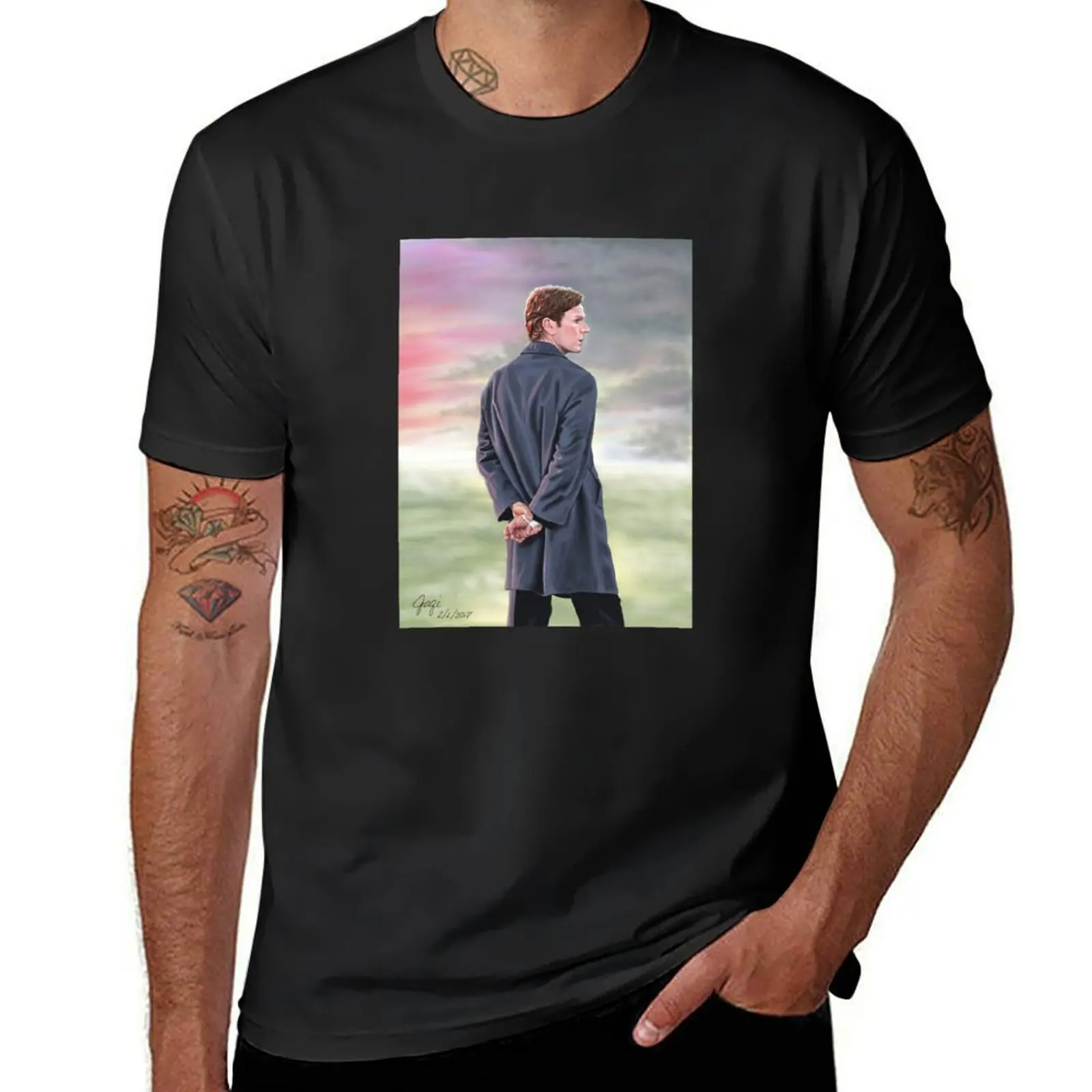 At Dawn T-Shirt heavyweights plus sizes mens plain t shirts