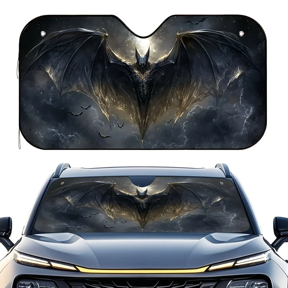 1pc Batwing Car Sun Visor Great Sun Defense for School Runs Quirky Vehicle Accessory  Fit Sunshade for Any Car