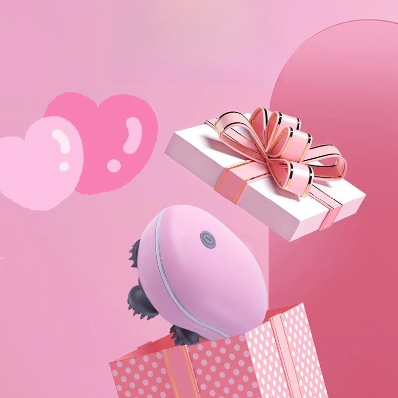 タコ型インテリジェントヘッドマッサージ電動マッサージ器-赤色光療法-ニーディング頭皮リラックスツール