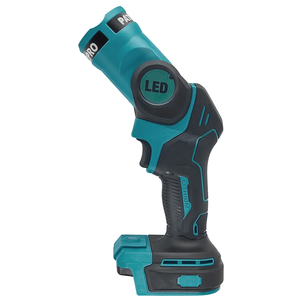 

PATUOPRO Cordless LED Light Foldable Spotlight With 5 Led Beads Rechargeable Outdoor Lantern For Makita 18V Battery(No Battery)