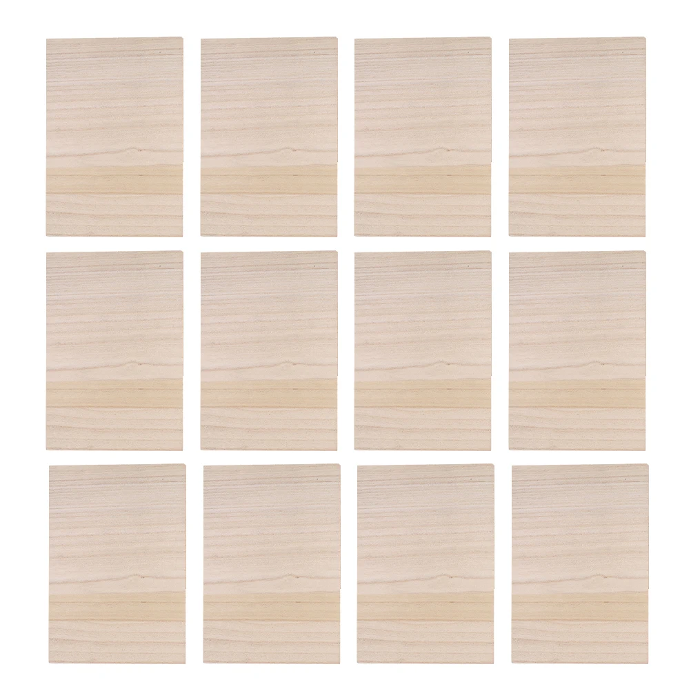 

12 Pcs Strike Plate Martial Wood Breaking Board Durable Taekwondo Punching Training Supply Portable Practice Pad Karate