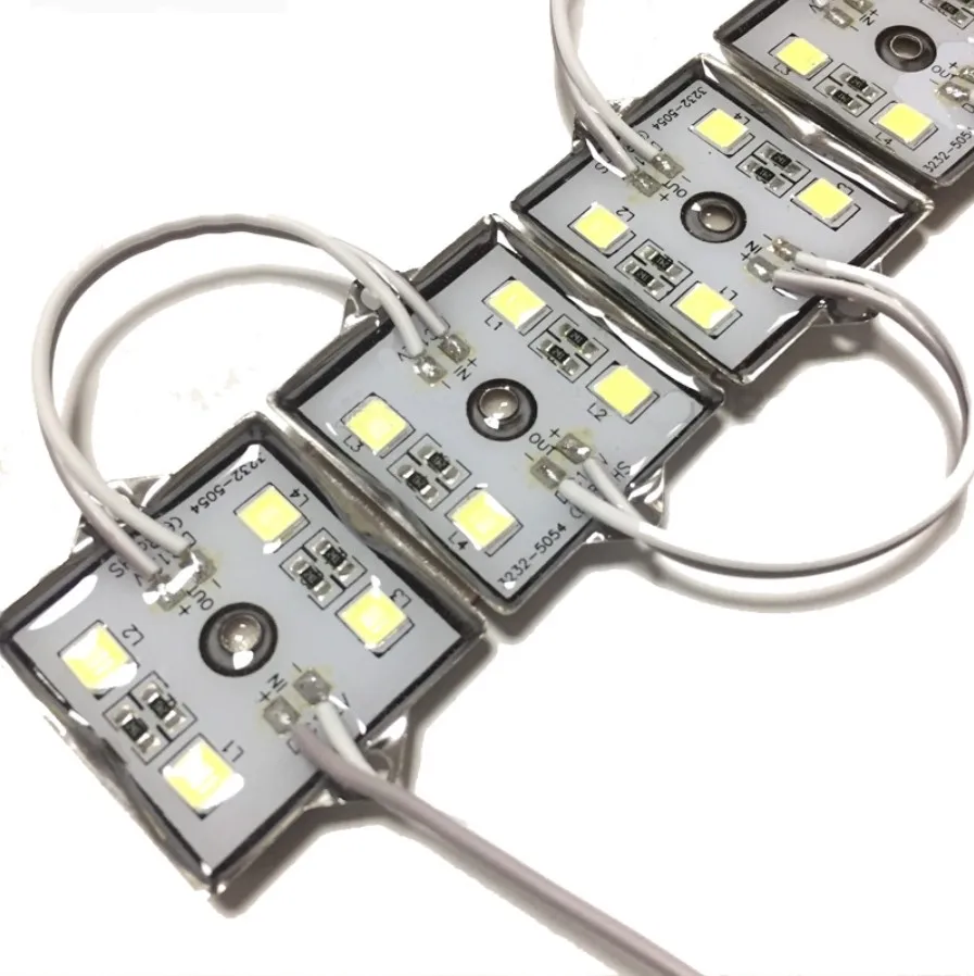 

Super Bright 5054 LED Module String 4LEDs Module DC 12V 36mm*36mm IP65 Waterproof for Sign Letters