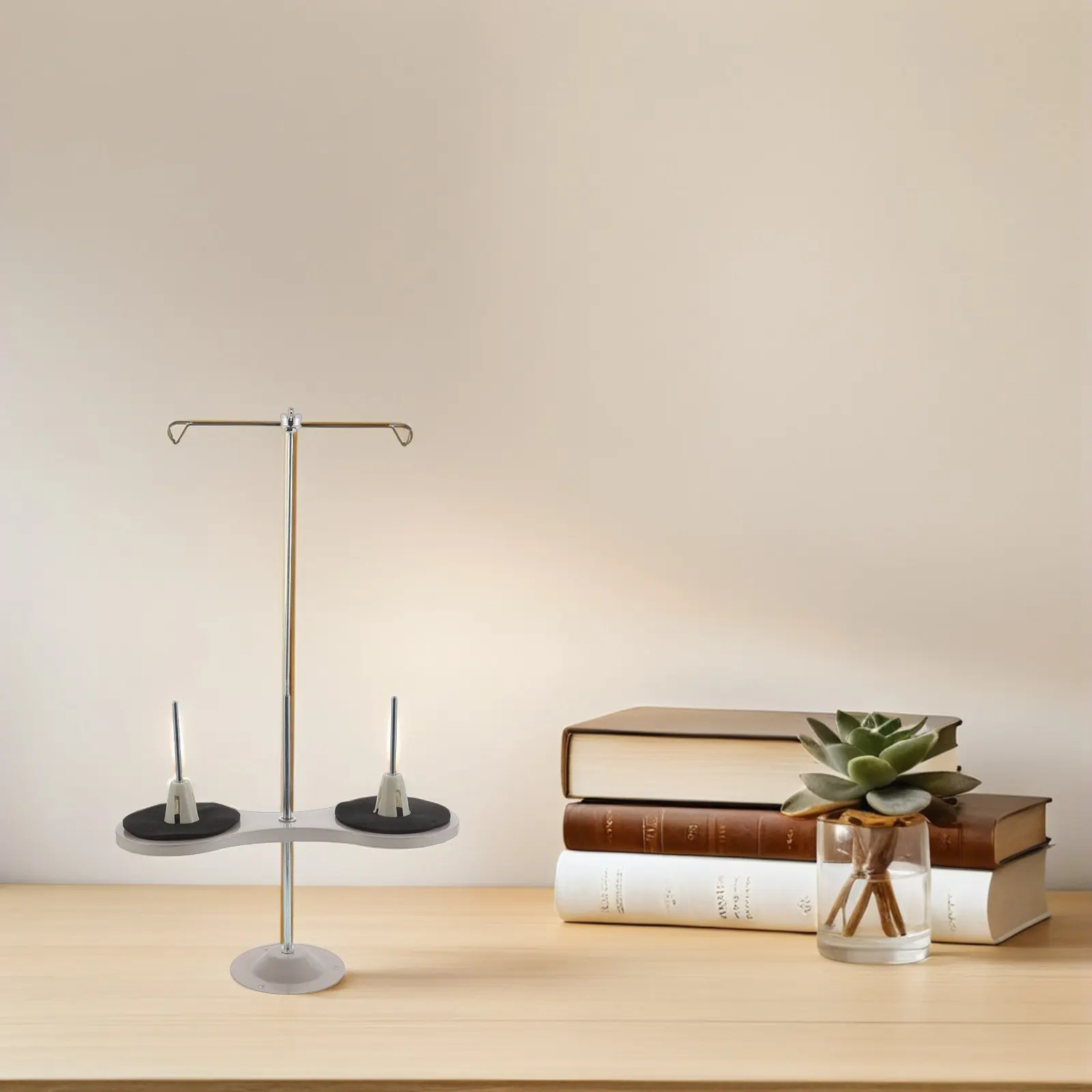 

Metal Sewing Machine Thread Stand with 2-Spool Capacity Cone Thread Holder for Long-Term Use Spool Rack for Fashion Design and