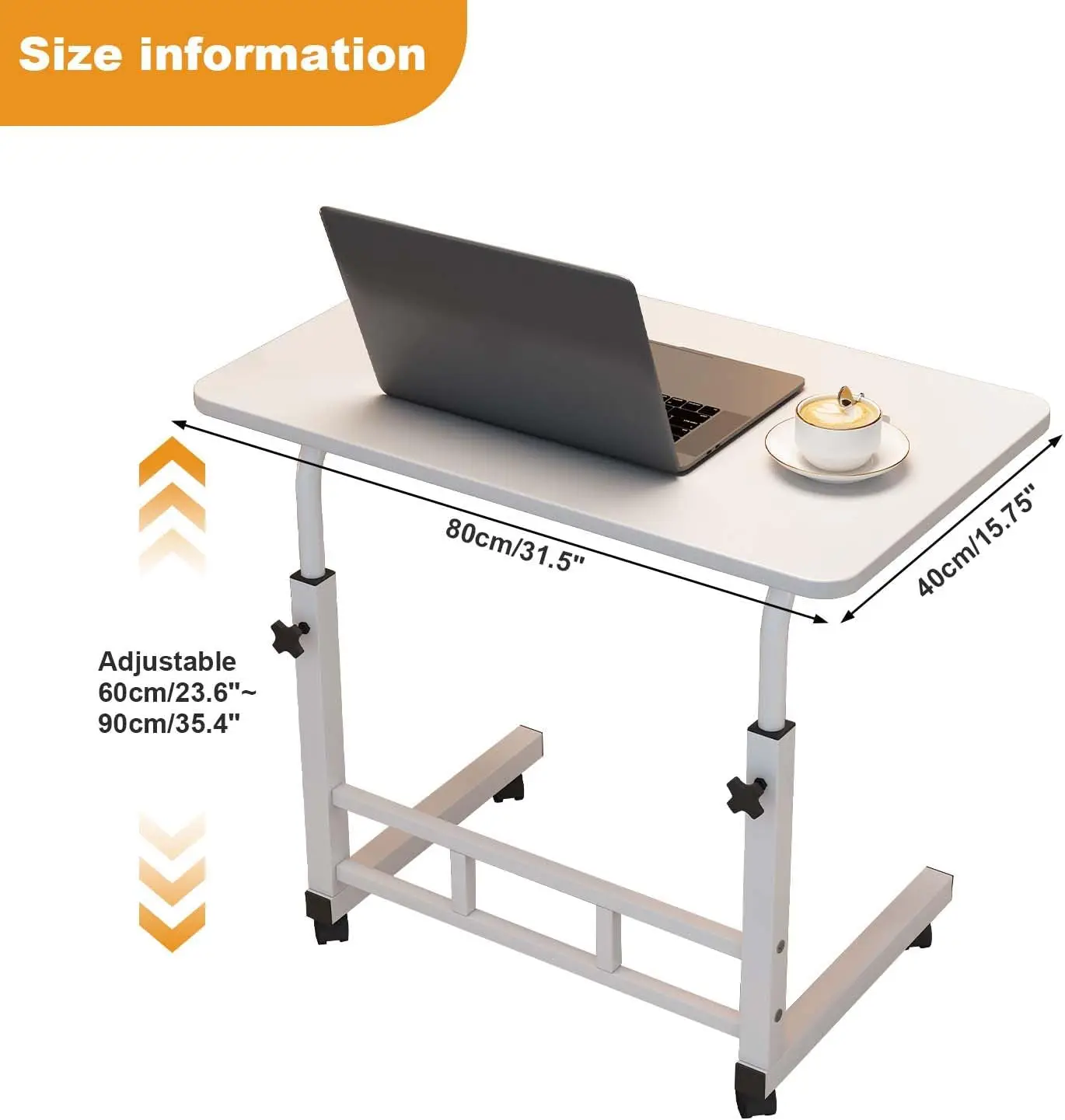 Mobile Rolling Laptop Workstation 2