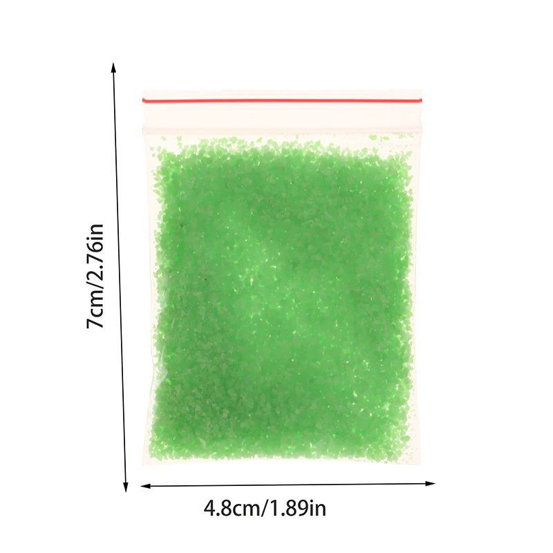 10g DIY Fluorescerende Lichtgevende Fosfor Deeltjes Glow Pigment In Het Donker Zand Poeder Gloeiende Heldere Grind Noctilucent Steen