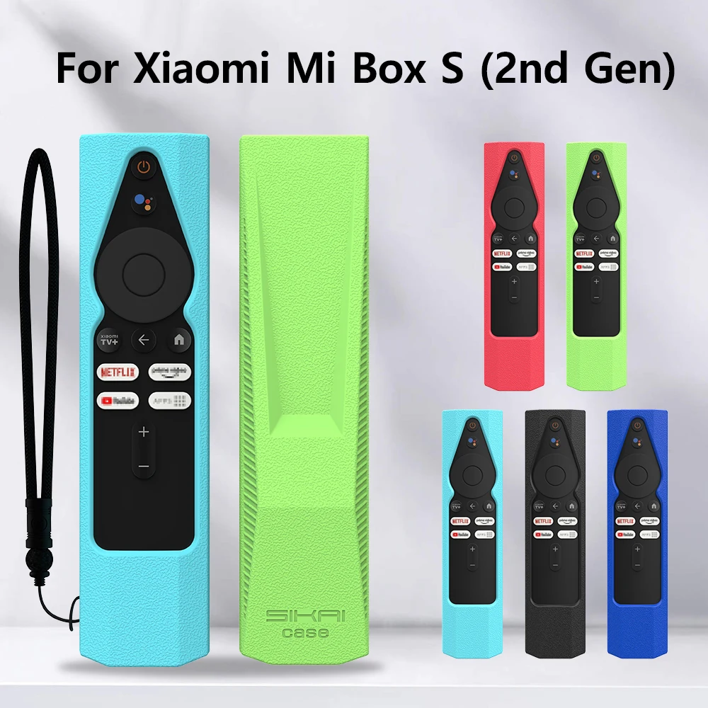 

Luminous Remote Control Case For Xiaomi Mi TV Box 2nd Soft Silicone Remote Cover Protector for Mi TV Stick 4K Russian Version