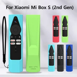 Luminous Remote Control Case For Xiaomi Mi TV Box 2nd Soft Silicone Remote Cover Protector for Mi TV Stick 4K Russian Version