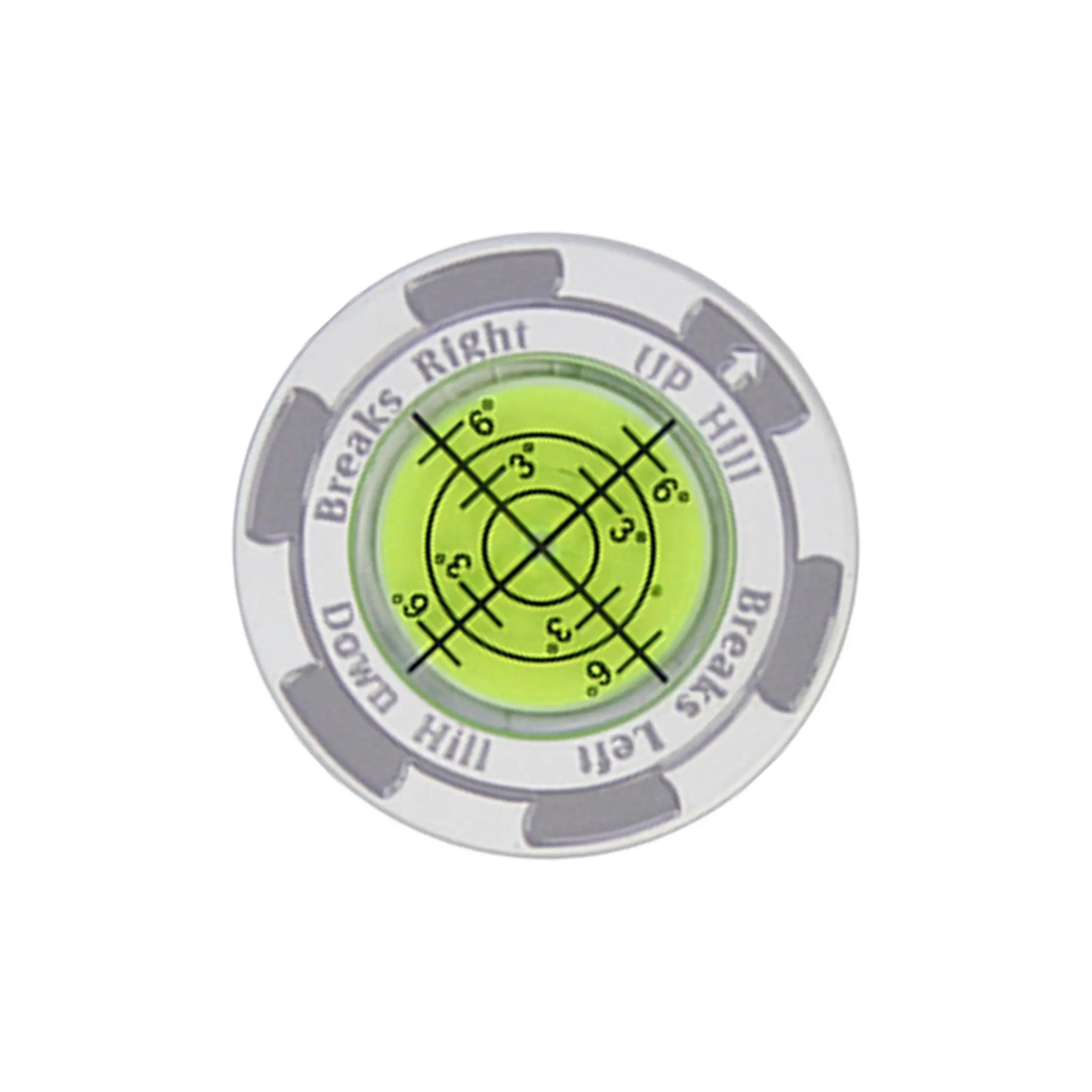 Golf Putting Green Reader Stylish Men Women Golf Training Aid High Precision White