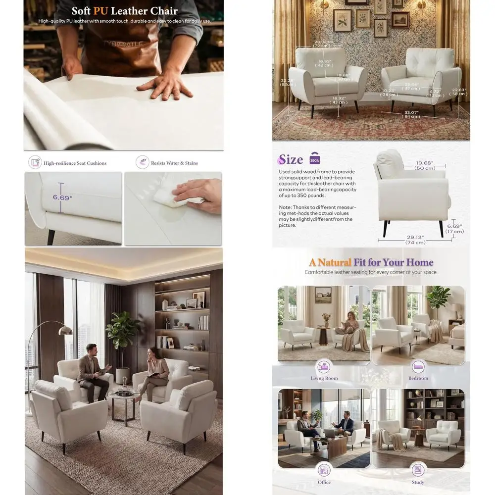 Accent Chairs Set O…