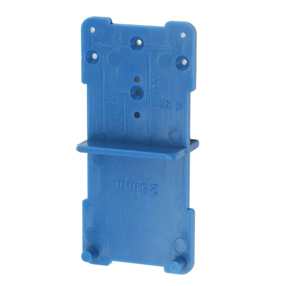 10 Pcs 28mm Diameter Hinge Hole Drill Guide 37mm Diameter Narrow Type Hole Drilling Locator Template Drill Locator