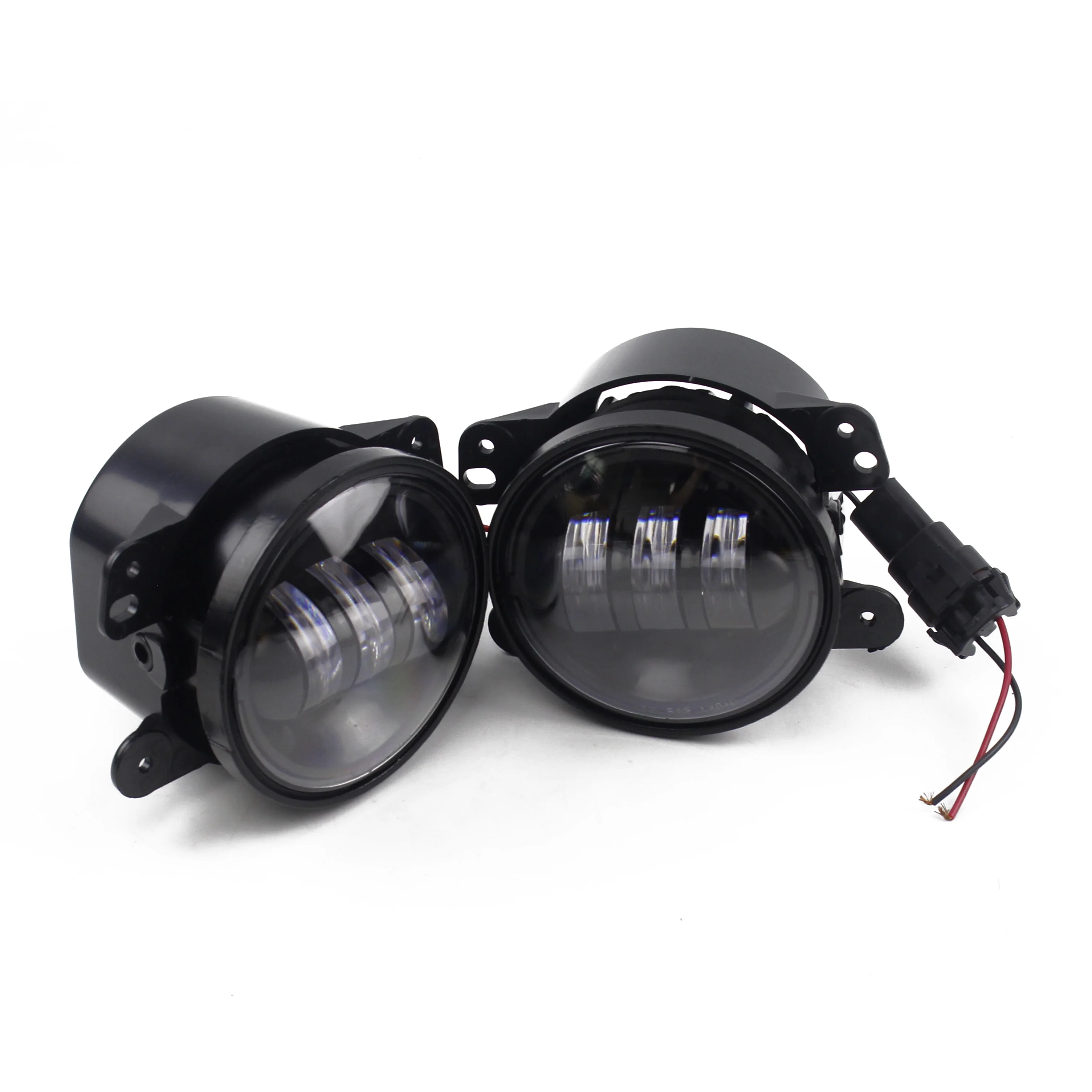 2PCS 4'' 30W LED Fog Light Driving Off Road Projector Headlamp For Jeep Wrangler