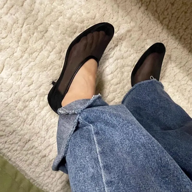 

Новые сетчатые туфли-лодочки с круглым носком, женские пикантные туфли на высоком каблуке с неглубоким носком, женские сандалии, женские сандалии de las mujer