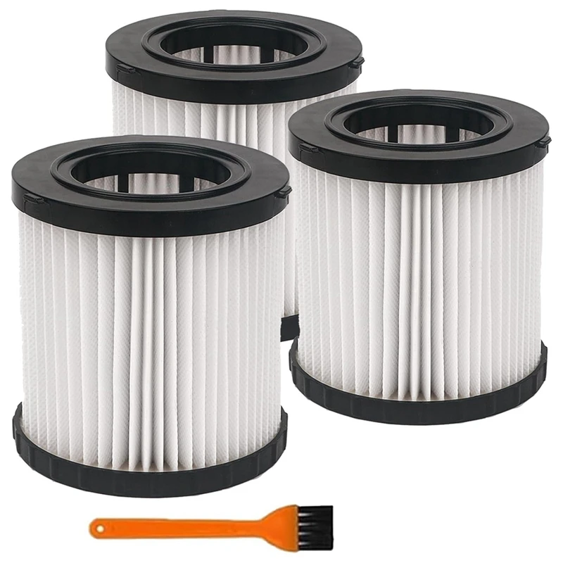 3PCS DCV5801H Vacuum Hepa Filter For Dewalt Shop Vac DCV580 DCV581H DCV5801H Wet/Dry Vacuum Cartridge Filters