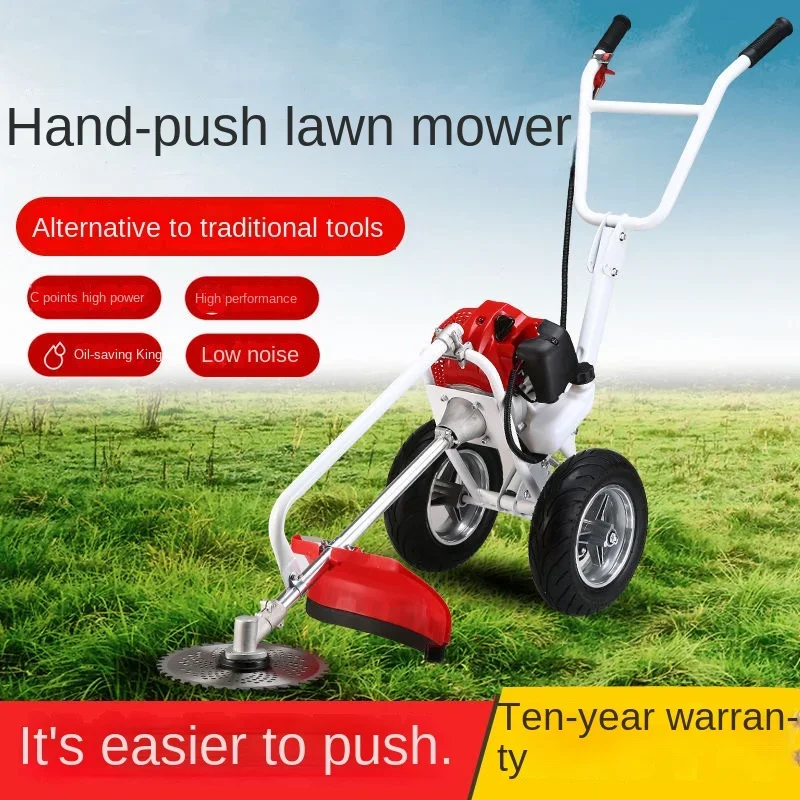 Hand push type multi-functional weeding small micro tiller trenching machine irrigation cutter