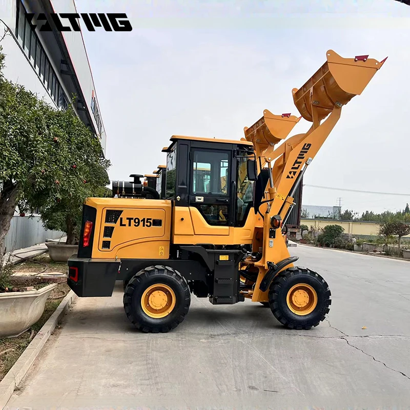 LTMG Cargador Frontal Compact Mini Front Loader 0.8ton1 Ton 2 Ton 1.5 Ton Mini Wheel Loader For Sale