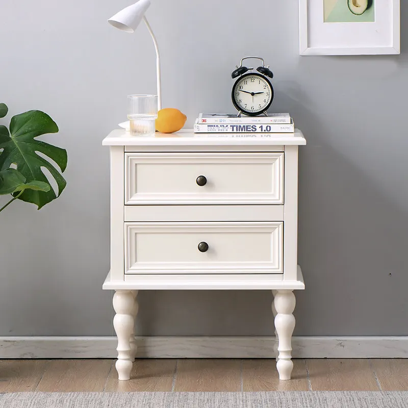 Mesita de noche nórdica única, mesita de noche de lujo para dormitorio, mesita de noche sencilla y moderna de mediados de siglo, organizador de almacenamiento, muebles para el hogar Criado Mudo