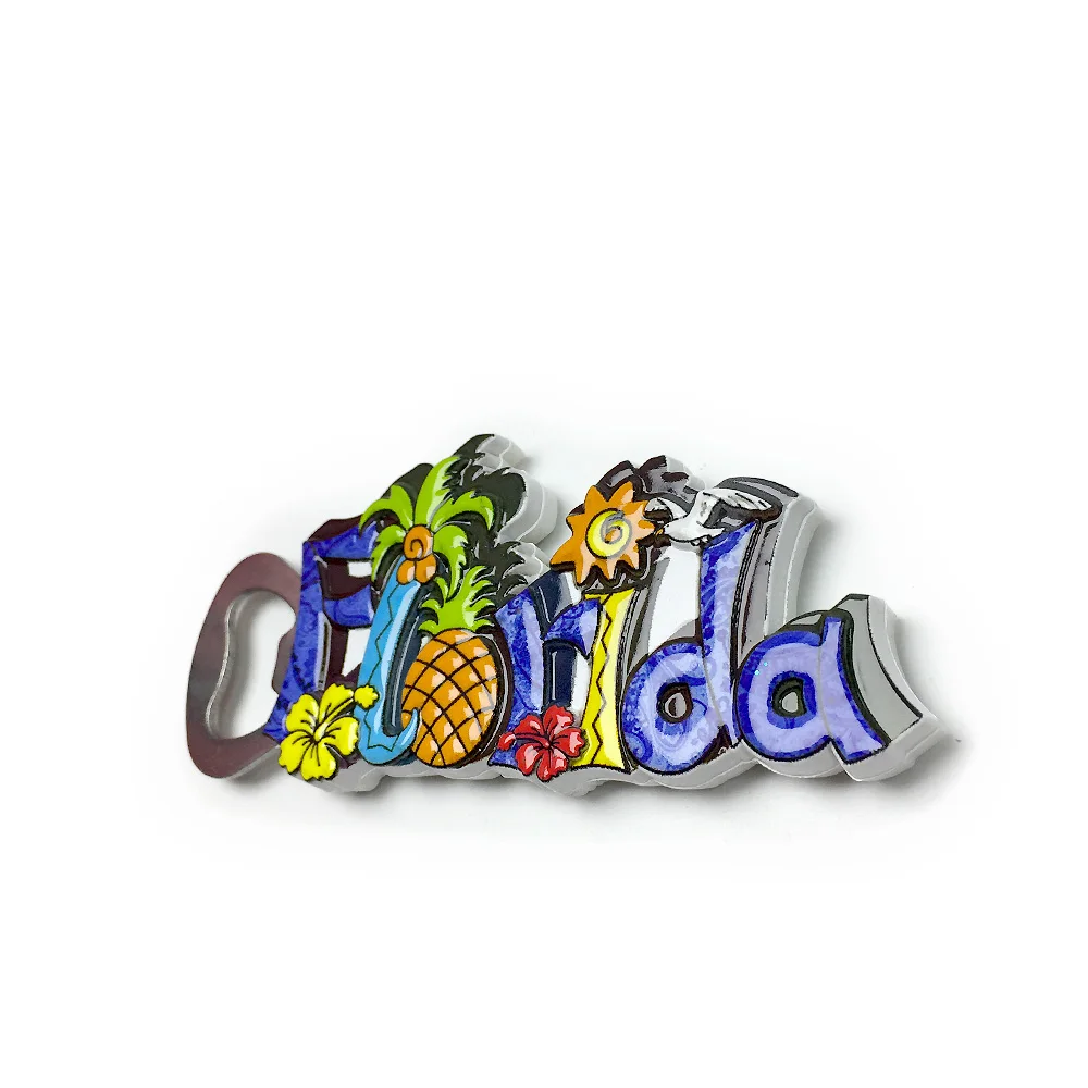 ‌Florida Style Resin Fridge Magnet‌