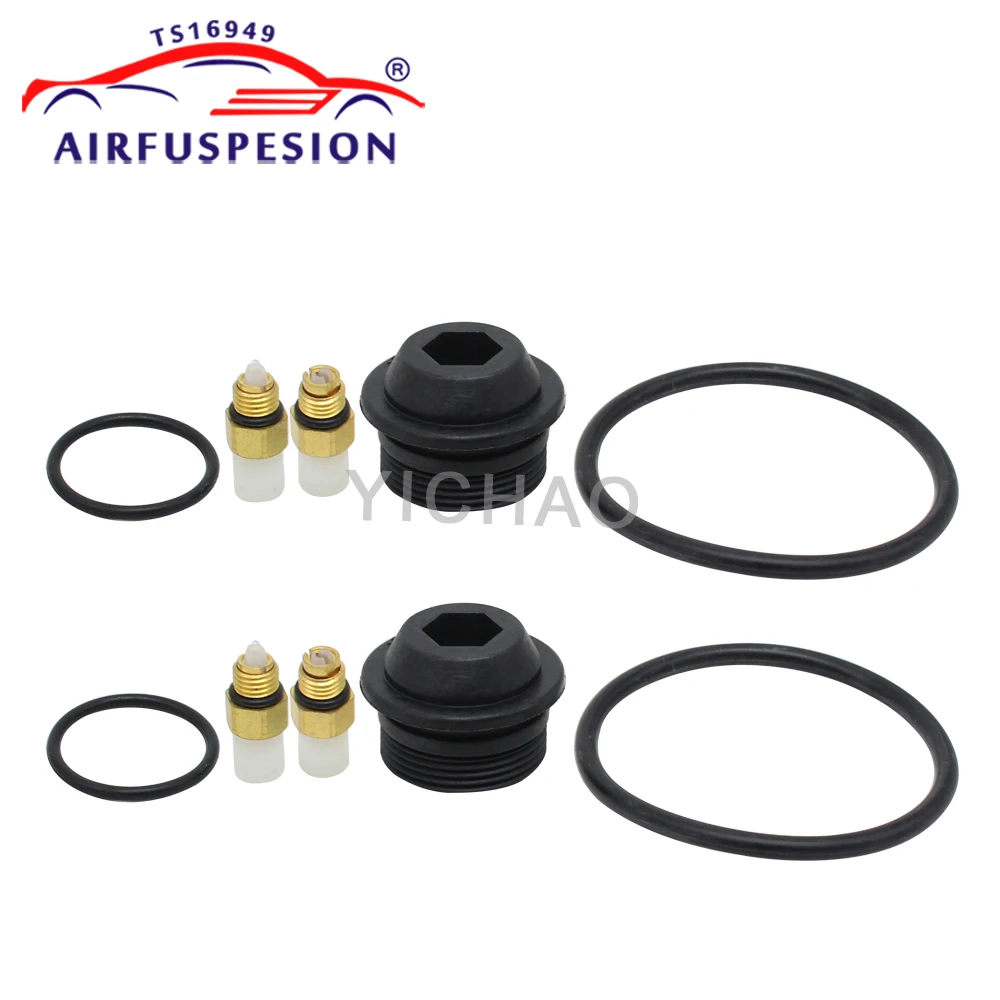 2 zestawy zestawów naprawczych amortyzatorów przednich/tylne zawieszenie pneumatyczne do Audi A6 C5 4B allroad Quattro 4 z7616051a 4 z7616020a 1999-2006
