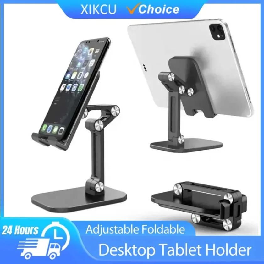 

Настольный держатель для мобильного телефона, подставка для iPhone iPad Xiaomi, регулируемый складной настольный держатель для планшета, универсальная настольная подставка для мобильного телефона