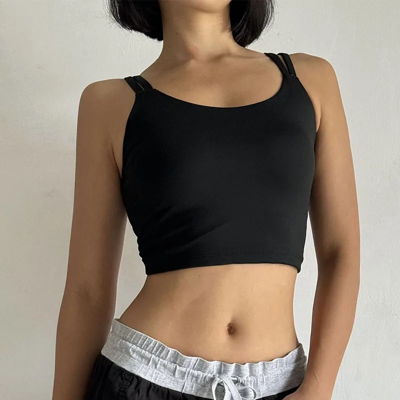 Sport-BHs für Damen, Fitness-Oberteile, verführerische Unterwäsche, Push-up-BH mit festen Polstern, Yoga-BH, Unterwäsche mit Rückenbindung, Laufweste, Sportoberteile für das Fitnessstudio. – Detail 8