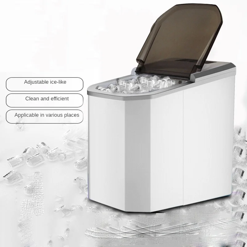 Mini Automatic Electric Ice Maker Portable Bullet Round Block Ice Cube Making Machine Small Bar Coffee Shop