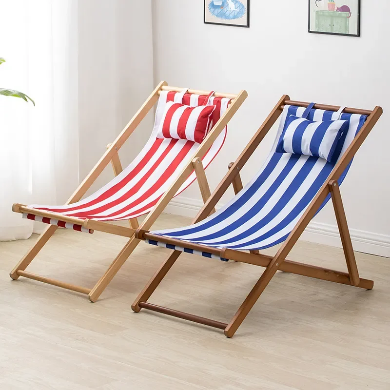 Portable Folding Recliner Chair Comfortable Backrest Lazy Leisure Home Cool Seat Direct from Manufacturer Beach Camping