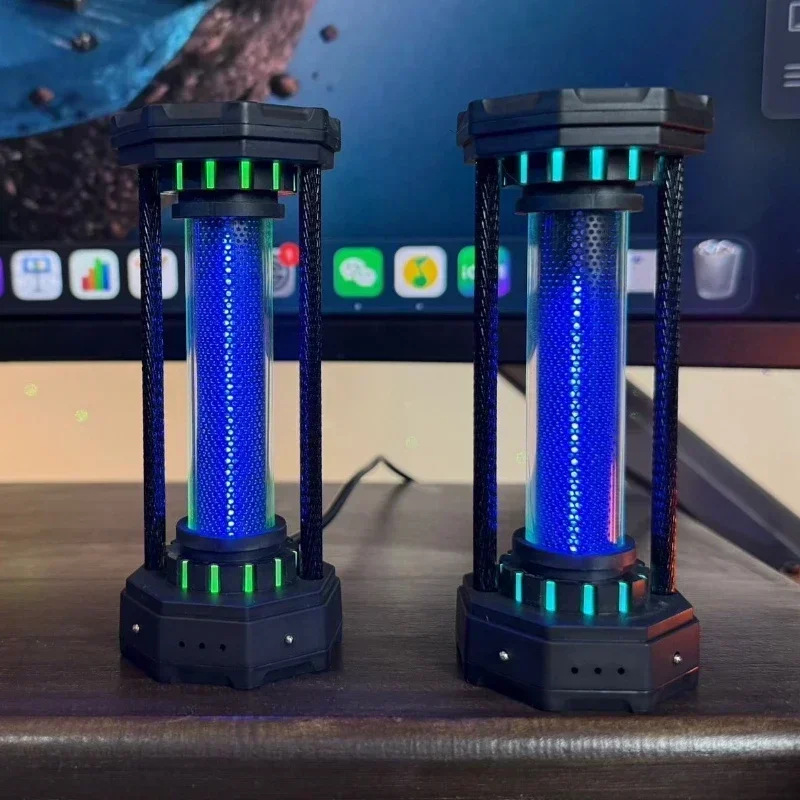 LED Retro Pickup Rhythm Light Tubo Eletrônico Atmosfera Luz Noturna