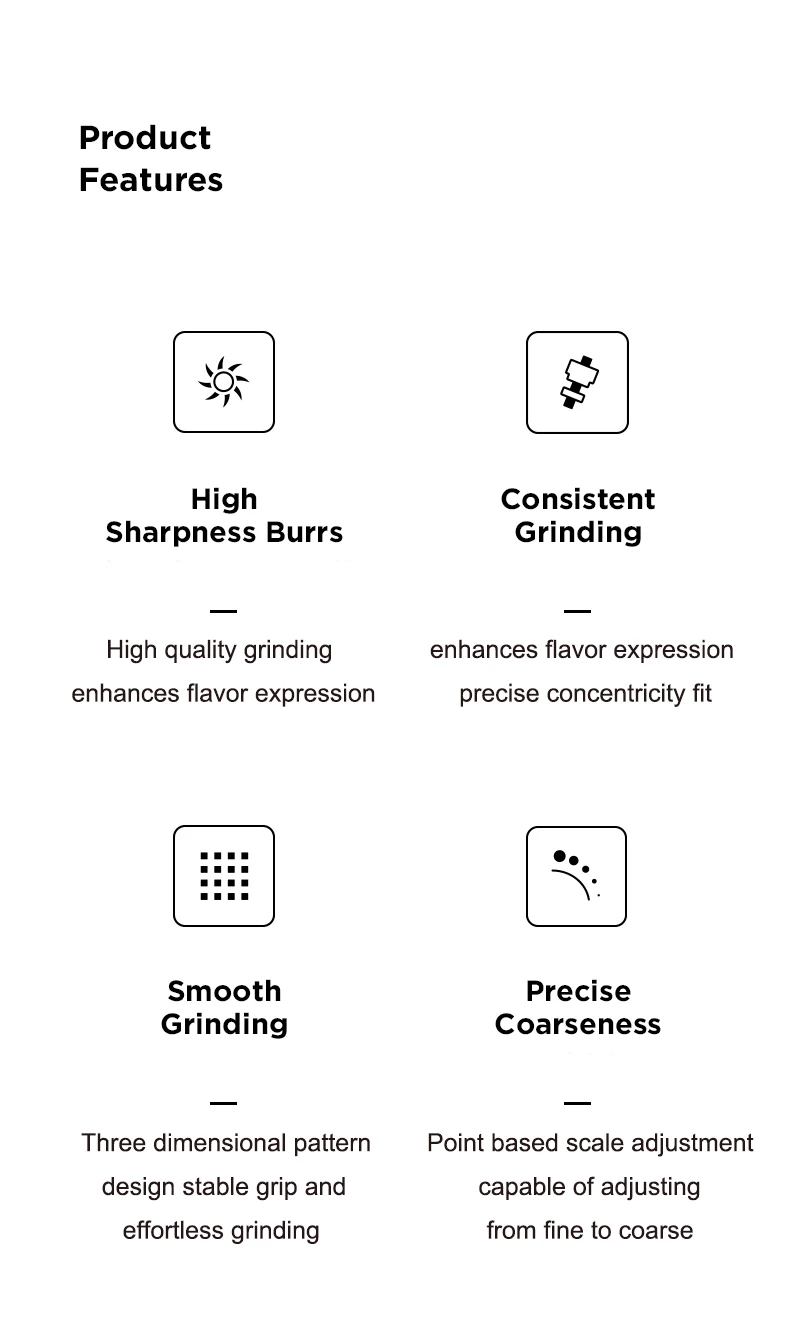 TIMEMORE Chestnut C3S / C3ESP Manual Coffee Grinder Upgrade All-metal Body & Anti-slip Design Portable Grinder S2C Burr Inside