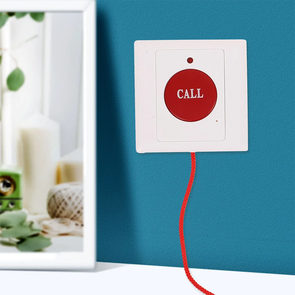 3Pcs Emergency Call Button Easy Pull Cord Alarm Wall Mounted Emergency Device Nursing Home Hospital Help Button