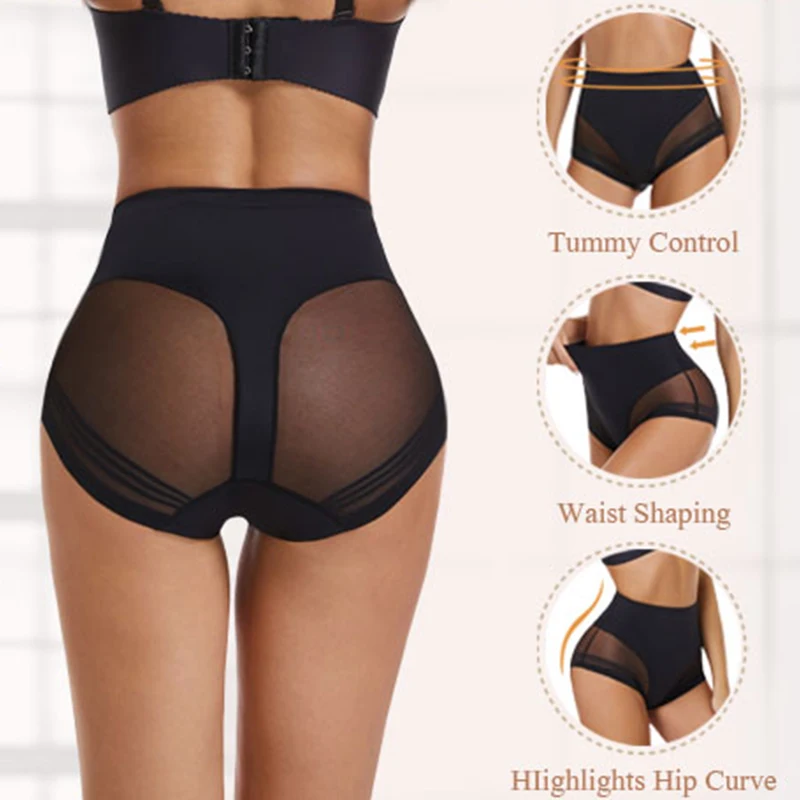 Seamless Shapewear Panties For Women Mid Rise Tummy Control Briefs Slimming Underwear Female Butt Lifter Body Shaper Lingerie image 2