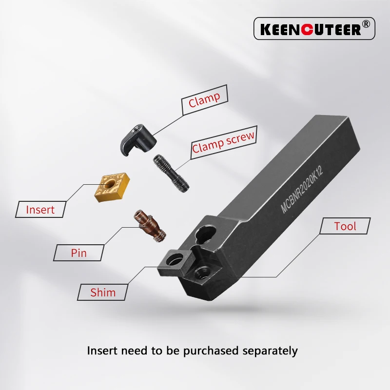 MCBNR2020 MCBNR2525 MCBNR3232 External Turning Tool MCBNR MCBNL Lathe Bar CNC Cutting Tool Cutter Bar Turning Holder