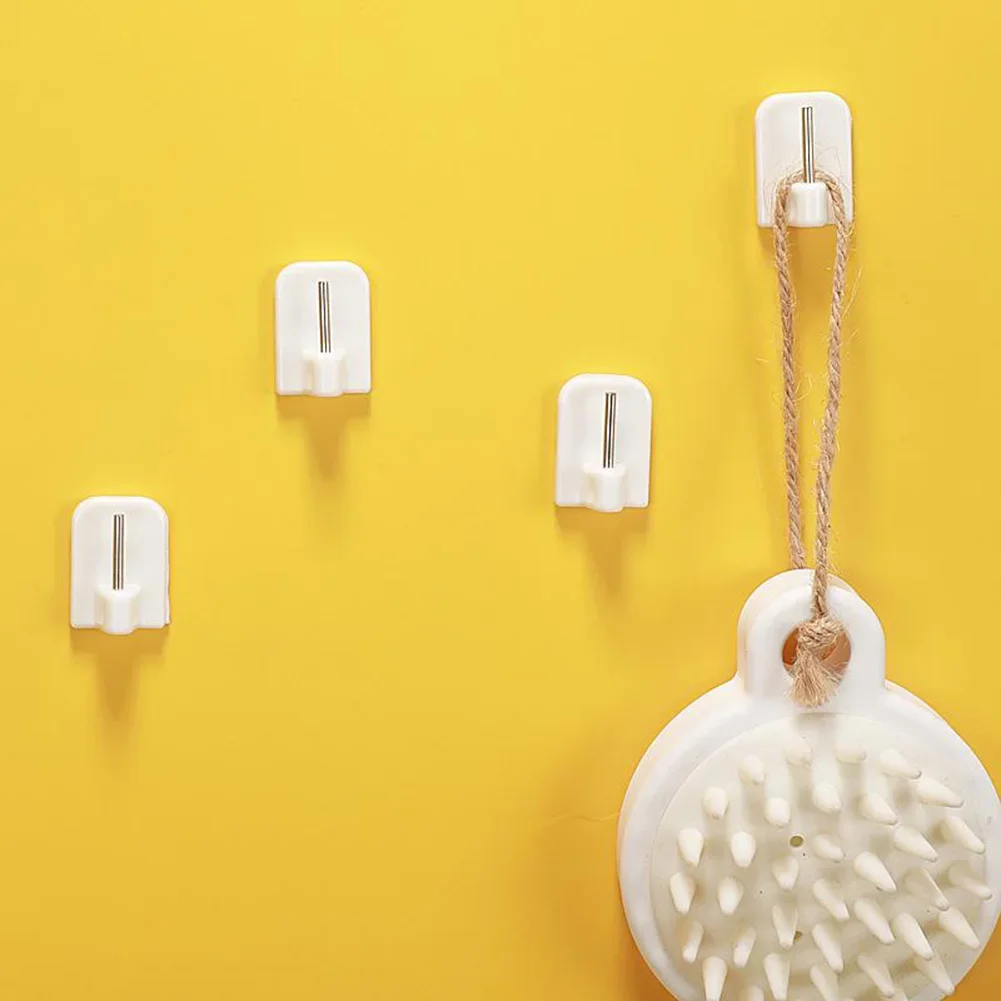 

1/8pcs Curtain Hooks Self-adhesive Hooks Household Universal Hooks Small Brackets Small Curtain Rod Brackets Home Viscose Hook