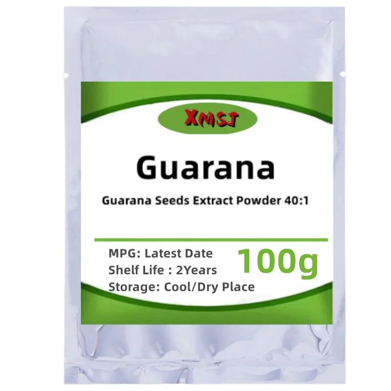 Guarana 40:1, 50g-1000g Free Shipping