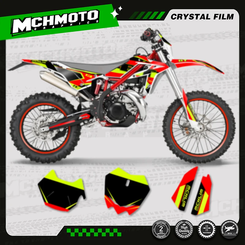 

MCHMFG Motorcycle Team Motorcycle Decal Stickers For Beta Xtrainer 2020-2022 2020 2021 2022 250 300 350 -010