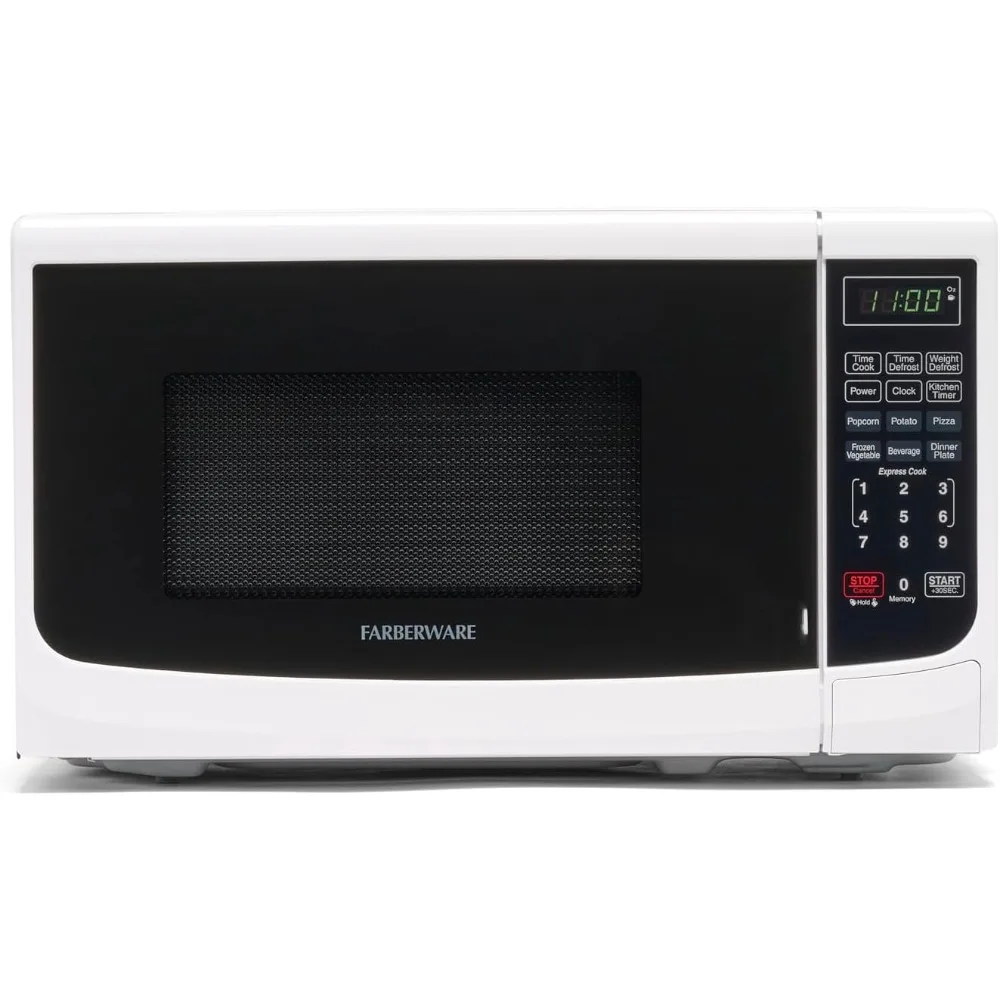 

Countertop Microwave 700 Watts, Cu. Ft. - Microwave Oven With LED Lighting and Child Lock - Perfect